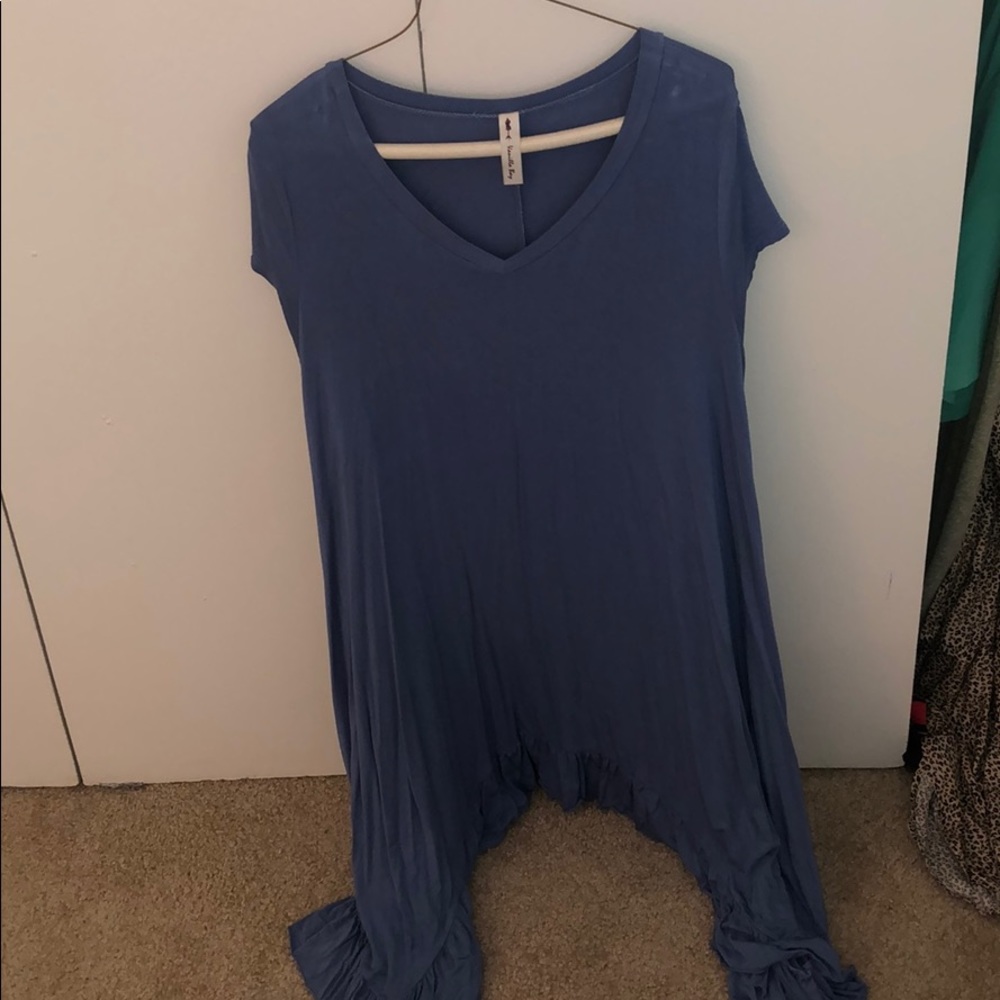 Blue dress